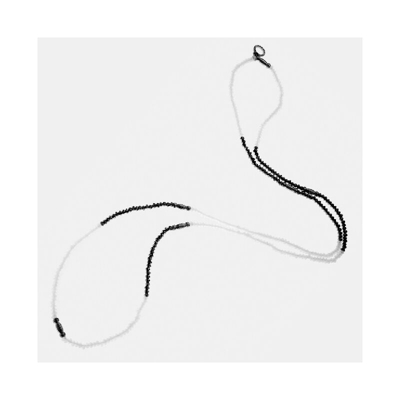 Collana Fantasia - Ciondolo, Pendente - da Donna - Nero in Zinco, Ottone, Cristalli, 53,5 x 0,4 cm - OTTAVIANI BY HOMEMANIA