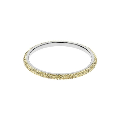 Bracciale Fantasia - Gioiello, Braccialetto - da Donna - Giallo in Zinco, Ottone, Strass, 6,5 x 6,5 x 0,5 cm - OTTAVIANI BY HOMEMANIA