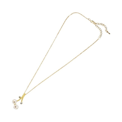 Collana Fantasia - Ciondolo, Pendente - da Donna - Oro in Zinco, Ottone, Perle, 45,9 cm - OTTAVIANI BY HOMEMANIA
