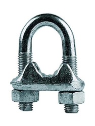 Stamperia Carcano Giuseppe - Morsetto Per Funi In Acciaio Zincato Mm 22 Cf. 1Pz precio