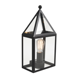 QAZQA Applique amsterdam - rustico - Vetro,Acciaio inossidabile - Nero - Allungato Max. 1 x Watt características