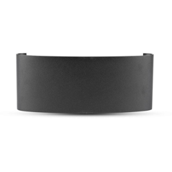 V-TAC VT-848 Lampada LED COBx8pcs up/down da parete alluminio nero wall light 3000K IP54 - SKU 8619 en oferta