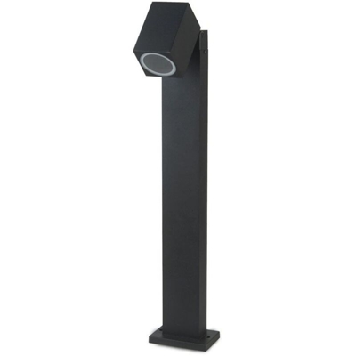 lampioncino da esterno testa regolabile 1 luce 220-240 volt GU10 IP44 esterno nero orientabile tec 633581 - V-TAC
