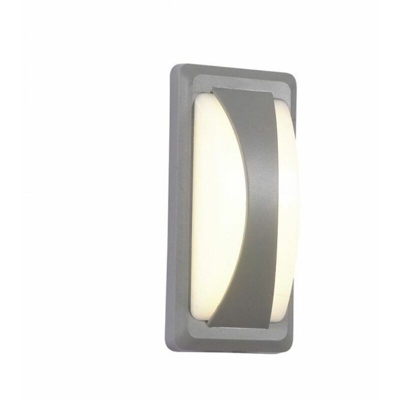 Lampada LED V-TAC da Muro 12W Colore Grigio 6400K IP65