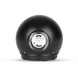 V-TAC VT-836 Lampada LED COB 6W da parete alluminio nero wall light bianco naturale 4000K IP65 - SKU 8304 características