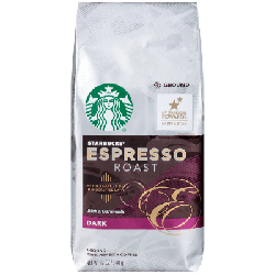 Starbucks Espresso Roast Dark Ground Coffee (200g) características