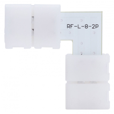Connettore Rapido L Striscia LED SMD3528/2835 12/24VDC (KD-CONRAP-L-3528) - GREENICE