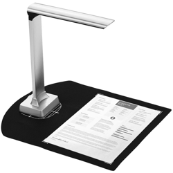 Asupermall - Scanner 15 milioni di pixel ultra-alti, formato di scansione A4, luce LED con dongle imbottito morbido Cavo USB grigio argento en oferta