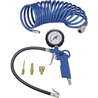 Kit 5 Pz Accessori Compressore Pistola Gonfiaggio Scheppach