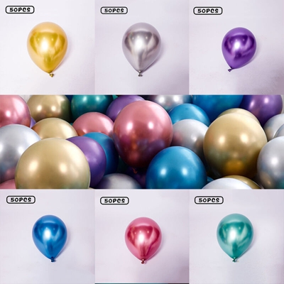 matrimonio palloncino in lattice argento decorazione 50 - ASUPERMALL