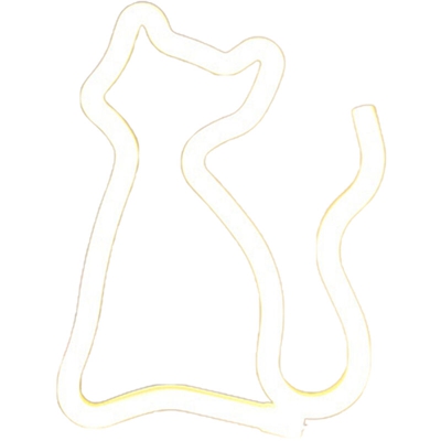 scatola neon led + batteria USB dual-use (rete modelli Red Cat - bianco) - ASUPERMALL