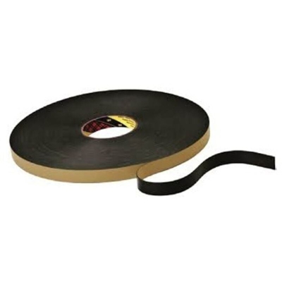 Rotolo nastro biadesivo per modanature nero 3m 6mm x 11 mt tapezzeria auto 4492