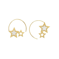 Orecchini Fantasia - Gioielli - da Donna - Oro in Zinco, Ottone, 3,3 x 2,4 cm - OTTAVIANI BY HOMEMANIA en oferta