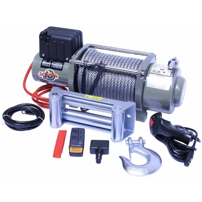 Varan Motors - var-sc16800 Verricello elettrico 4x4 7620kg 4200W motore 5,6PS, lunghezza 28m, diametro 11,5mm e telecomando