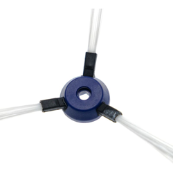 vhbw 2x spazzola laterale di ricambio compatibile con Rowenta Smart Force Essential robot aspirapolvere - Set di spazzole, nero / bianco / blu características