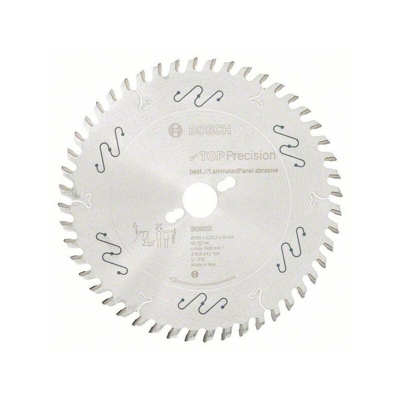 Bosch Lama per sega circolare Top Precision Best for Laminated Panel Abrasive, 250x30x3,2 mm, 48 - 2608642104