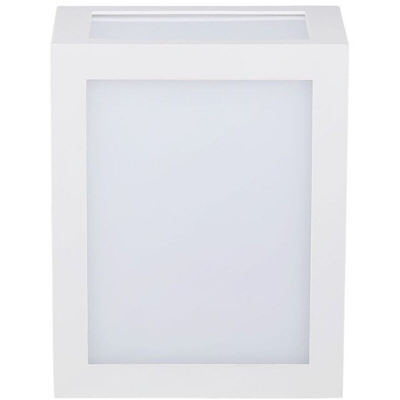 Applique Lampada Led Da Muro Parete a Lanterna 12W 4000K Carcassa Bianca IP65 360 Gradi SKU-8335 - V-TAC