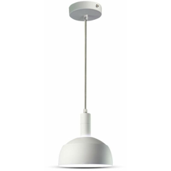 Lampadario LED V-TAC con Paralume in Alluminio e Portalampada E14 (Max 60W) Colore Bianco características