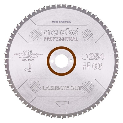 Metabo Lama 'laminate cut, professional', 254x2,6/2,0x30 Z66 FZ/TZ 0° - 628446000