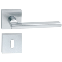 Maniglia con rosetta ottone cromo satinato frascio serie metro - Salone características