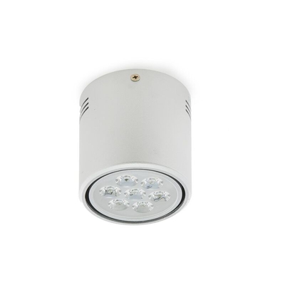 Downlight Montato a Soffitto a LED Alluminio 7W 700Lm 30.000H | Bianco Freddo (HO-DOWNSUP7W-A-CW) - GREENICE