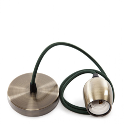 Greenice - Pendel E27 Cavo 1000 X 0,75Mm Tessuto- Rosone SC-MPL017 (SC-MPL017) precio