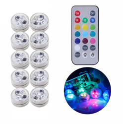 Emissione di luce di candela impermeabile candela luce chiave circolare 21 (10 + 2 lampada remoto) - ASUPERMALL en oferta