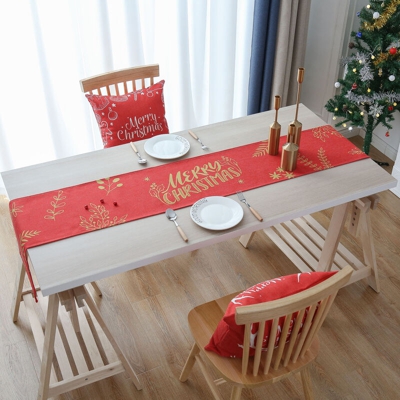 panno di cotone tovaglia runner Natale lanciato 30 * 200 - ASUPERMALL
