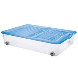 STORAGE DODO STOCK CM.80X60X17h COP. + 4 RUOTE BLU - BIGHOUSE IT en oferta