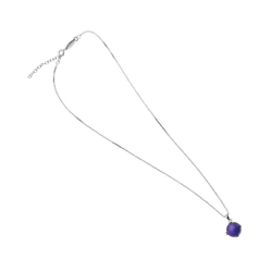 Collana Fantasia - Ciondolo, Pendente - da Donna - Viola in Argento, Cristallo, 44,3 cm - OTTAVIANI BY HOMEMANIA precio