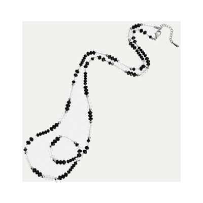 Collana Fantasia - Ciondolo, Pendente - da Donna - Nero in Zinco, Ottone, Cristalli, 120,5 cm - OTTAVIANI BY HOMEMANIA
