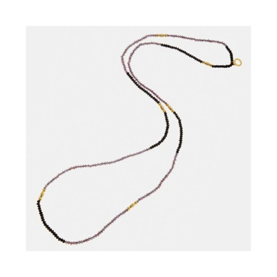 Collana Fantasia - Ciondolo, Pendente - da Donna - Viola in Zinco, Ottone, Cristalli, 53 x 0,4 cm - OTTAVIANI BY HOMEMANIA