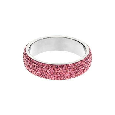 Bracciale Fantasia - Gioiello, Braccialetto - da Donna - Rosa in Zinco, Ottone, Strass, 6,5 x 6,5 x 1,9 cm - OTTAVIANI BY HOMEMANIA