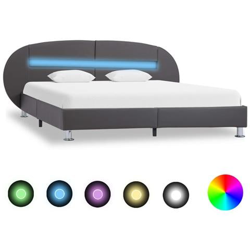 Giroletto Con Led Grigio In Similpelle 140x200 Cm características