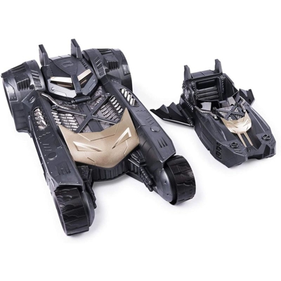 Batman Batmobile + Batboat Veicolo Trasformabile Giocattolo Bambini 2in1 30cm - DC