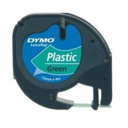 Nastro per etichette letratag 12mmx4m nero/verde dymo características