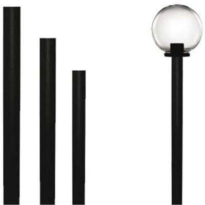 Generic Brand - Palo per lampioni Sfere Globo - In PVC - Per montaggio interrato- H 80 cm. - BRIXO