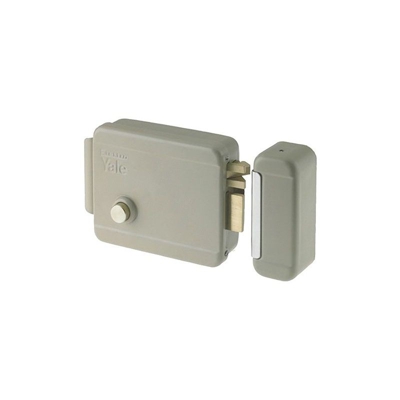 Yale - SERRATURA ELETTRICA DA APPLICARE PER PORTA LEGNO ART. 674 Dx - E 70