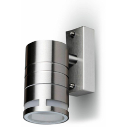 Portafaretto LED V-TAC da Muro Rotondo GU10 (Max 35W) Colore Metallico IP44 en oferta