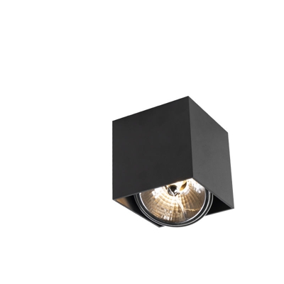 QAZQA Faretto box sl - Moderno - Alluminio - Nero - Cubo/Quadrato G9 Max. 1 x 3 Watt