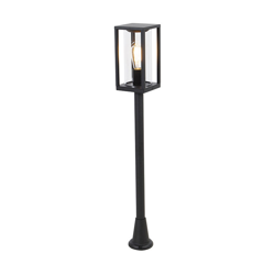 QAZQA Palo da giardino charlois - Design - Alluminio,Plastico - Nero/Trasparente - Oblungo Max. 1 x Watt en oferta