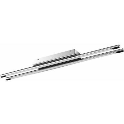 Lampada LED V-TAC da Specchio Doppia 36W Colore Cromato con Vetro Opaco 4000K IP20