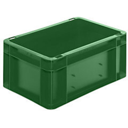 LA-KA-PE Contenitore per il trasporto impilabile verde L300xB200xH145mm Pareti/Pavimento chiuso PP - NO NAME en oferta
