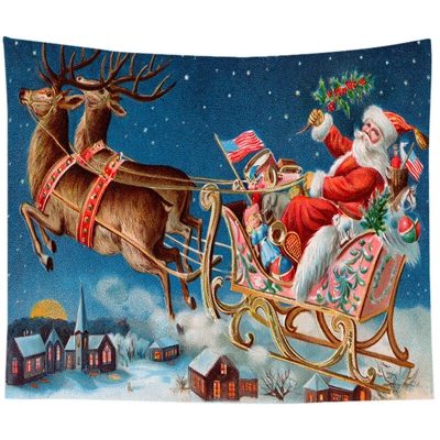 Natale camino comodino arazzo CGT049-13 150 * 200 (paragrafo levigatura) - ASUPERMALL