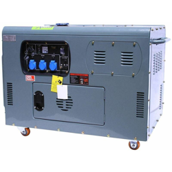 92692 Generatore / gruppo elettrogeno Diesel silenziato 12 kW 230V + 12V - Varan Motors en oferta