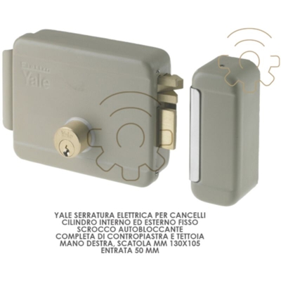 Yale Art.680 Elettroserr.X Canc.50 Dx - ASSA ABLOY ITALIA