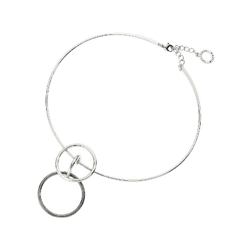 Collana Fantasia - Ciondolo, Pendente - da Donna - Argento in Zinco, Ottone, Rodio, 11,5 x 11,5 cm - OTTAVIANI BY HOMEMANIA en oferta