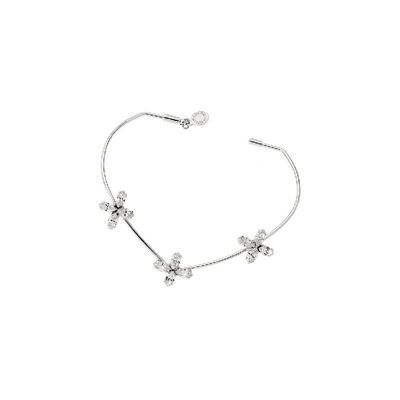 Bracciale Fantasia - Gioiello, Braccialetto - da Donna - Argento in Zinco, Ottone, Cristalli, 6 x 6 cm - OTTAVIANI BY HOMEMANIA
