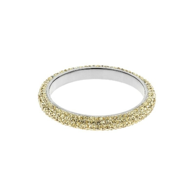 Bracciale Fantasia - Gioiello, Braccialetto - da Donna - Giallo in Zinco, Ottone, Strass, 6,5 x 6,5 x 0,9 cm - OTTAVIANI BY HOMEMANIA