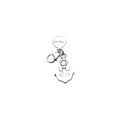 Charm Fantasia - Ciondolo, Accessorio - Per Bracciale, Braccialetto, Collana, Pendente - Argento in Argento, Smalto, 1 x 2,5 cm - OTTAVIANI BY